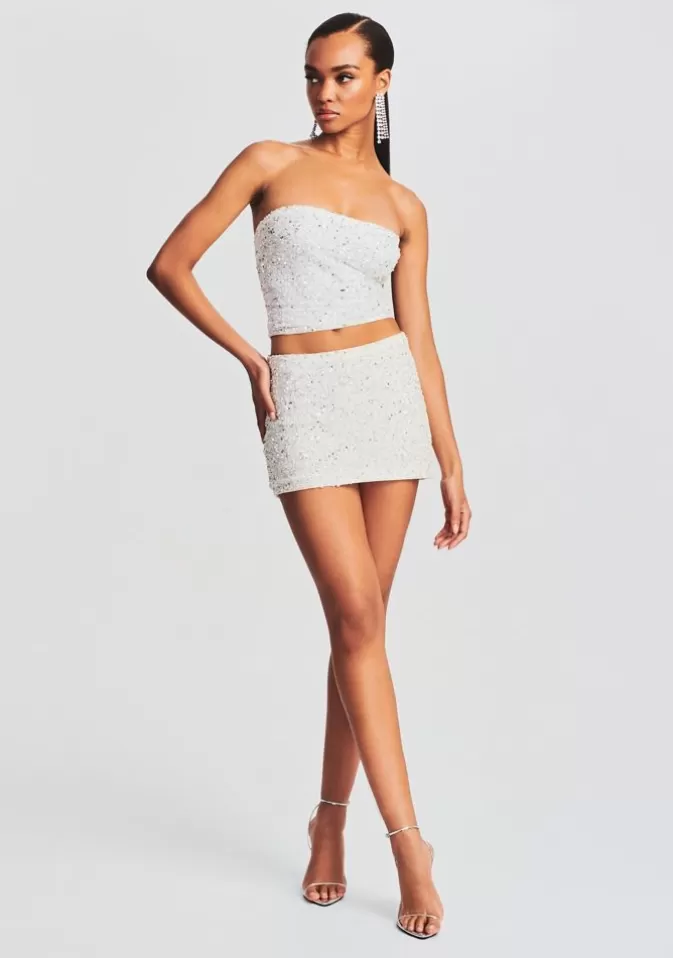 Women Retrofête Bottoms | Lexie Sequin Skirt