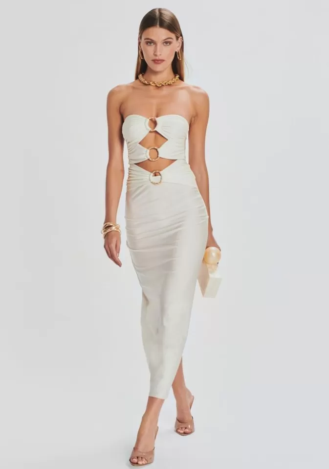 Women Retrofête Swim | Lily Lycra Maxi Dress