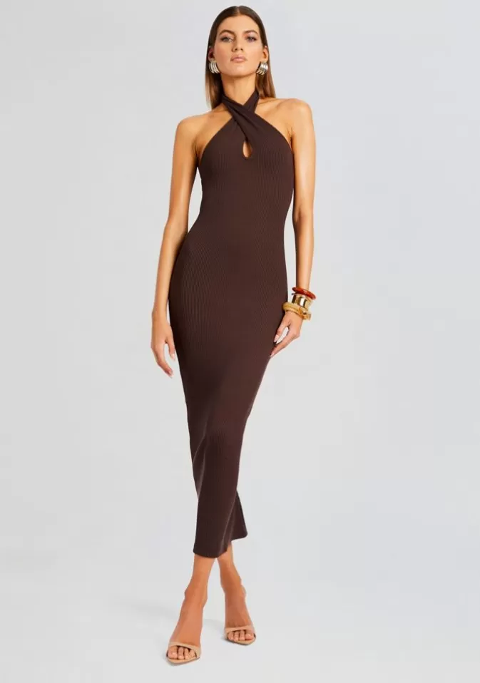 Women Retrofête Dresses | Lozza Halter Neck Maxi Dress