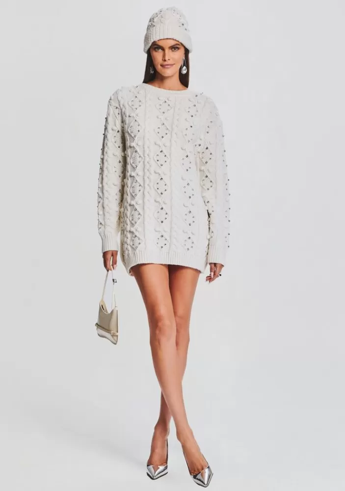 Discount Maple Embellished Sweater Dress Women Matching Sets