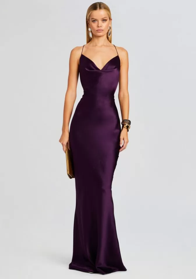 Women Retrofête Dresses | Massimo Silk Gown