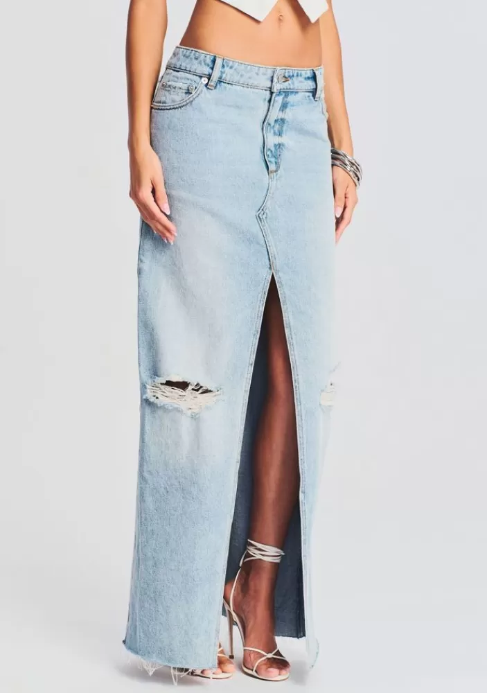 Discount Matilda Maxi Skirt Women Denim