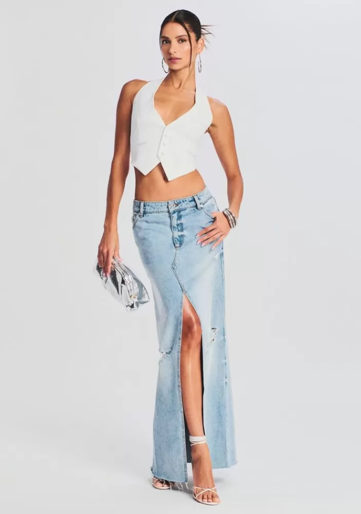 Discount Matilda Maxi Skirt Women Denim