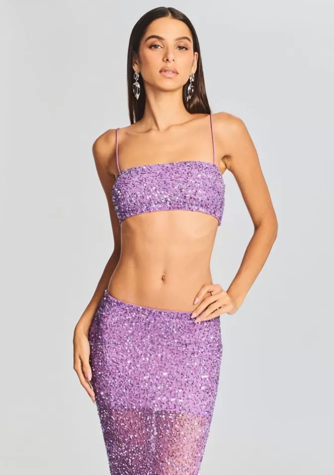 Women Retrofête Matching Sets | Mera Sequin Top