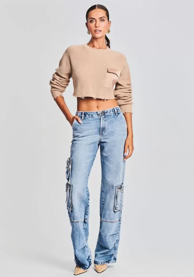 Women Retrofête Tops | Mid Cropped Devin Sweater