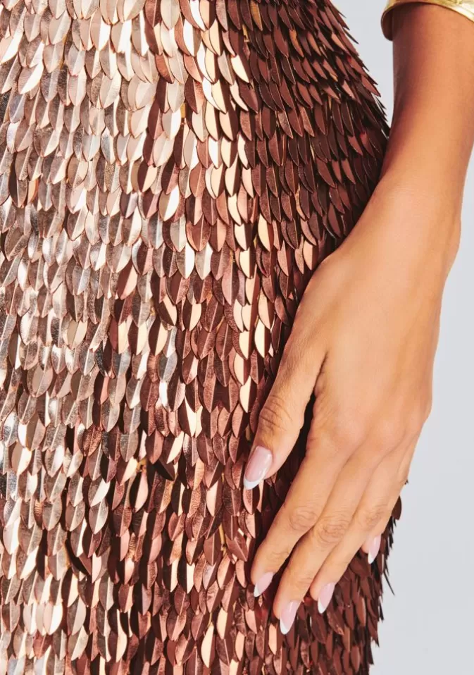 Women Retrofête Dresses | Miko Feather Sequin Dress