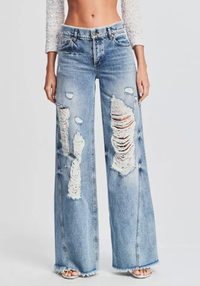 Women Retrofête Denim | Mountain Wide Leg Jean