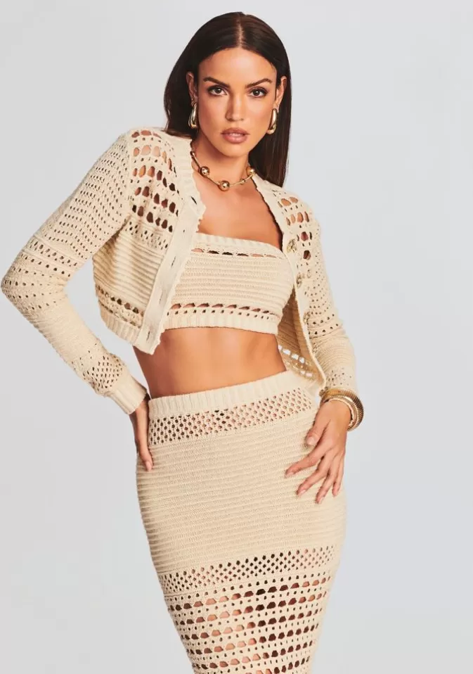 Women Retrofête Tops | Nico Crochet Cardigan