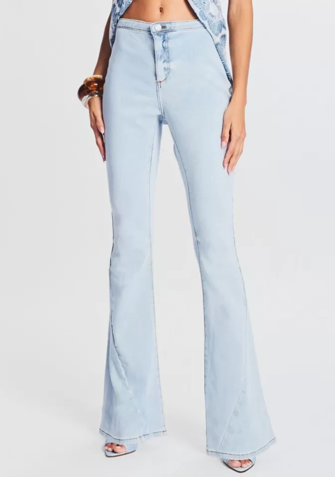 Women Retrofête Denim | Nora Mid Rise Flare Jean