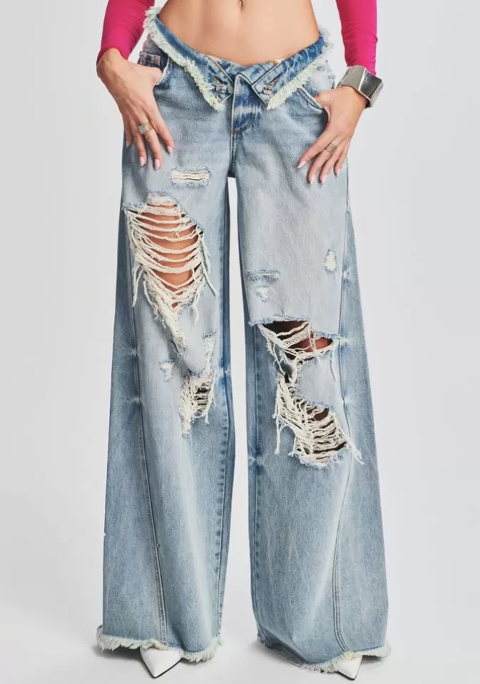 Women Retrofête Denim | Ollie Wide Leg Jean