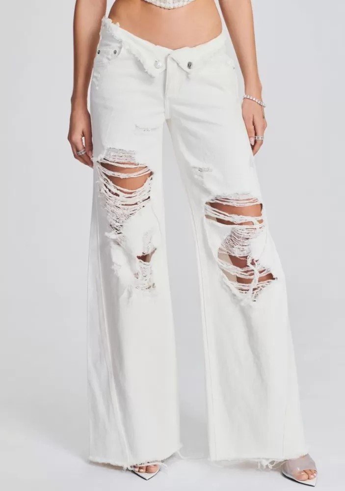 Clearance Ollie Wide Leg Jean Women Denim