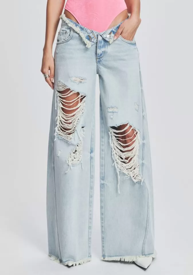 Women Retrofête Bottoms | Ollie Wide Leg Jean