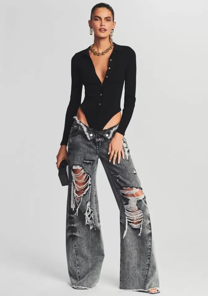 Women Retrofête Denim | Ollie Wide Leg Jean