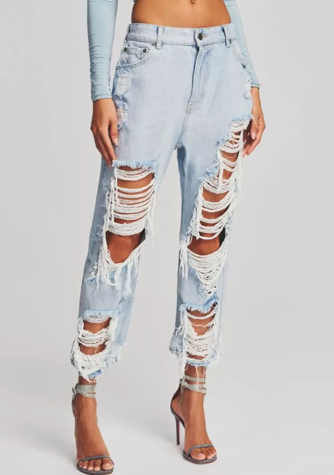 Women Retrofête Denim | Omar Drop Boyfriend Jean