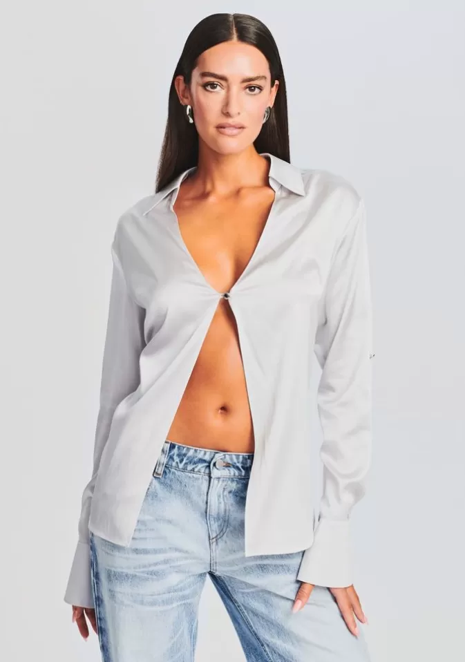 Women Retrofête Tops | Pamela Silk Blouse