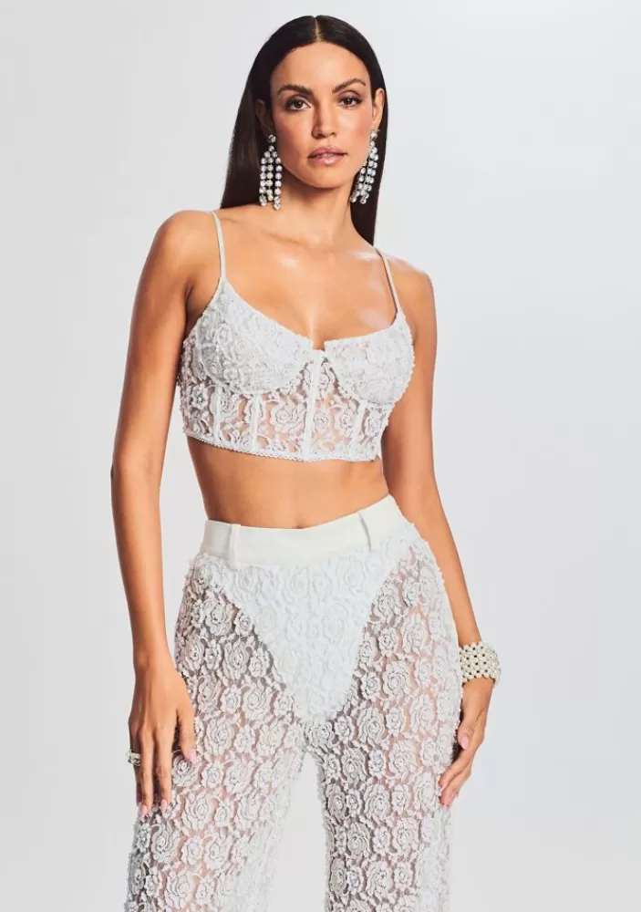 Online Pessa Lace Top Women Matching Sets