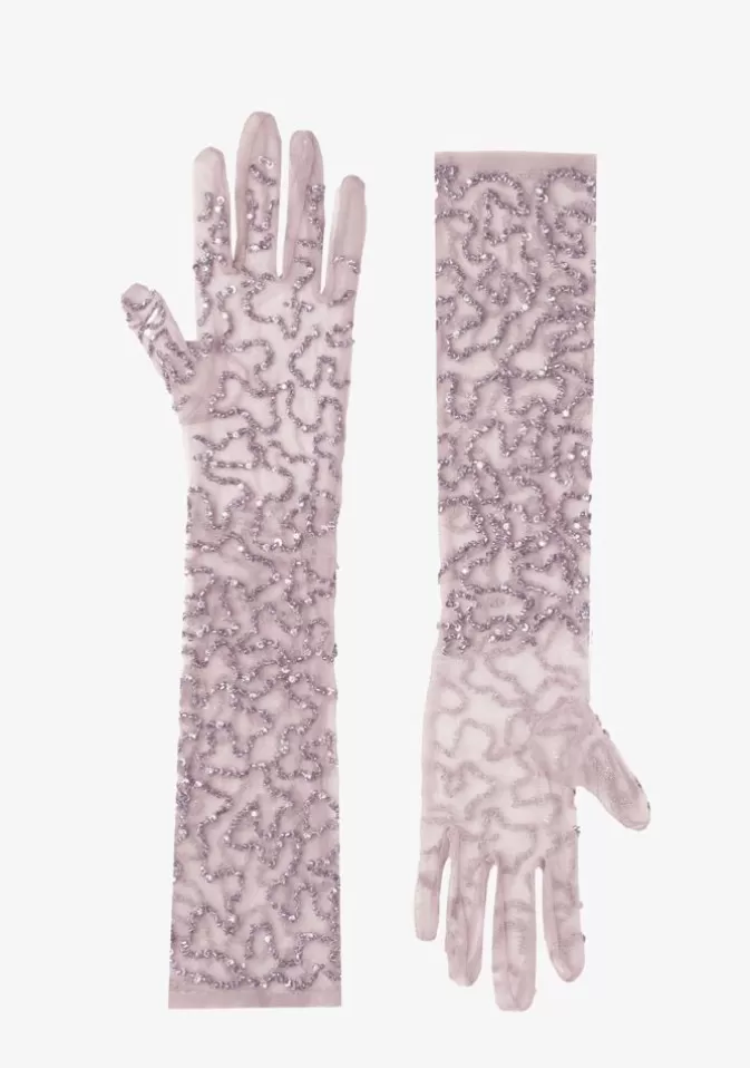 Women Retrofête Accessories | Poppy Sequin Gloves