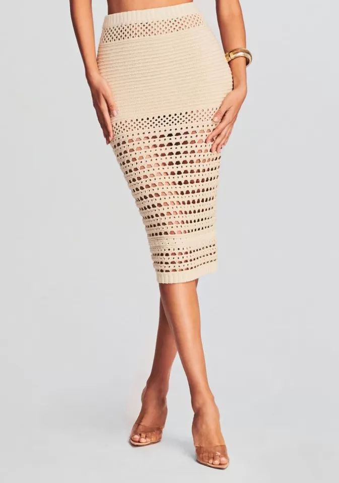 Women Retrofête Bottoms | Raya Crochet Skirt