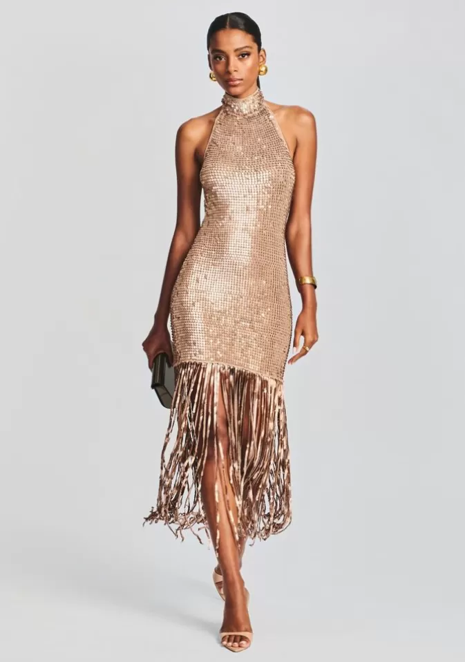 Women Retrofête Dresses | Renzo Sequin Crochet Dress