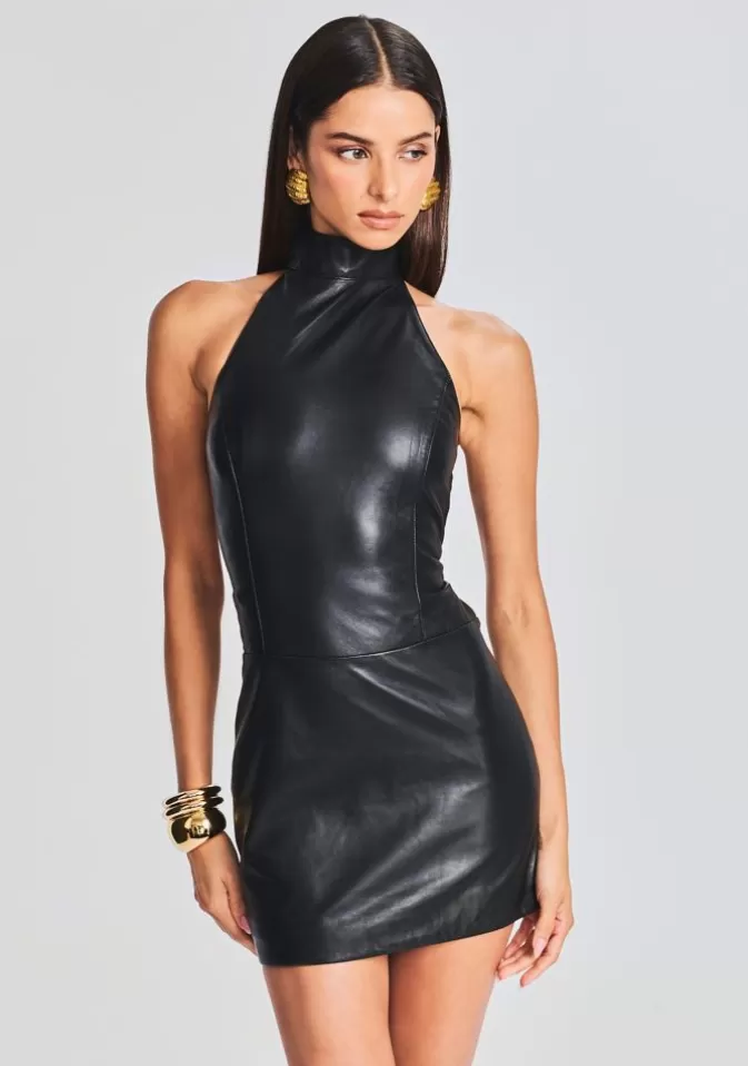 Women Retrofête Dresses | Roxy Leather Dress