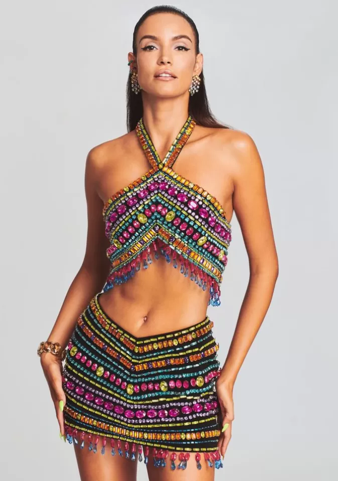 Women Retrofête Tops | Samba Embellished Top