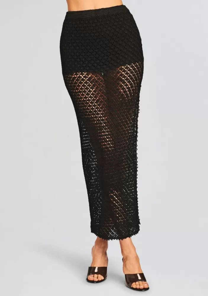 Cheap Sandy Crochet Skirt Women Bottoms