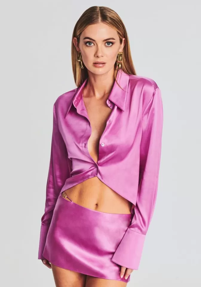 Women Retrofête Matching Sets | Sebastian Silk Blouse