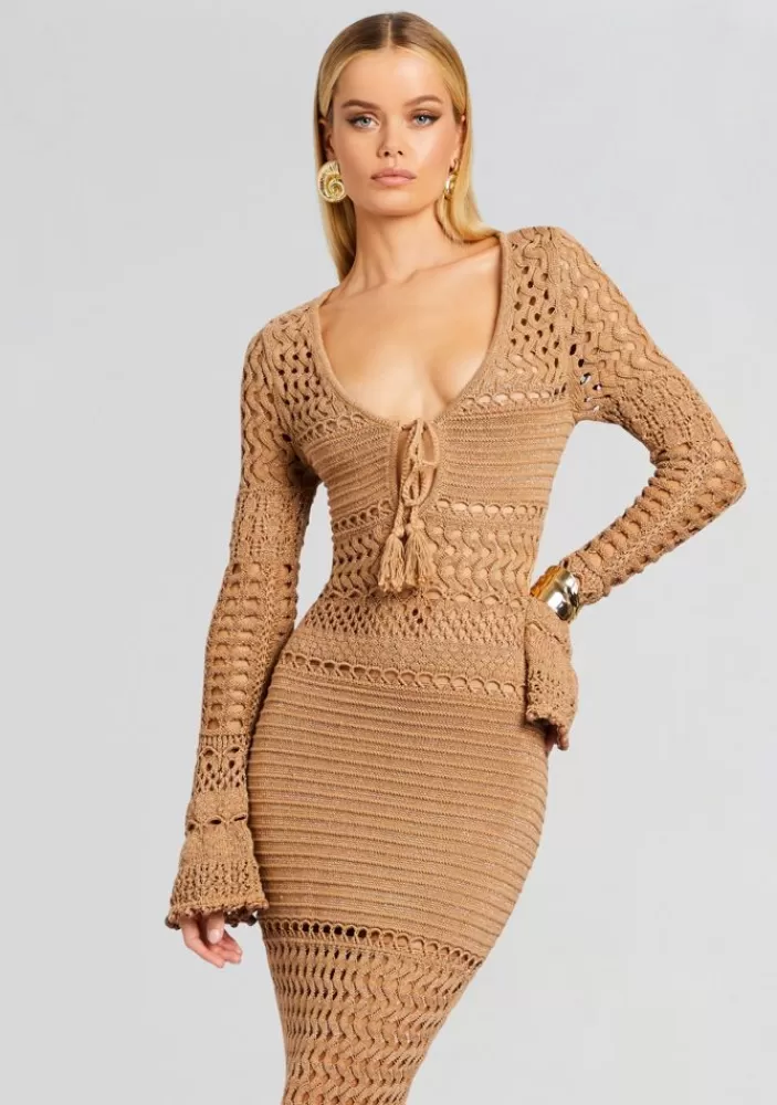 Flash Sale Sereno Knit Crochet Dress Women Dresses