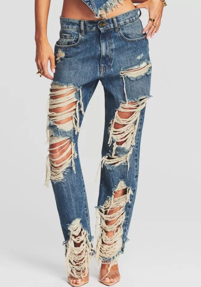 Women Retrofête Denim | Super Distressed Maggie Jean