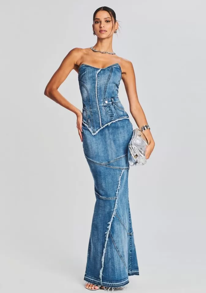 Women Retrofête Dresses | Tamara Denim Dress