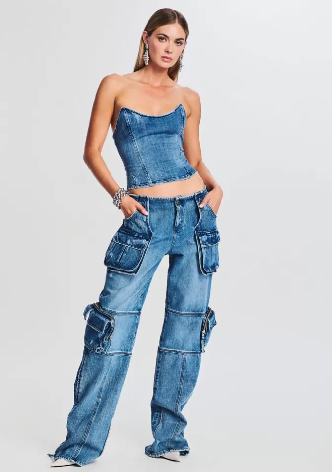 Women Retrofête Denim | Tammy Cargo Jean