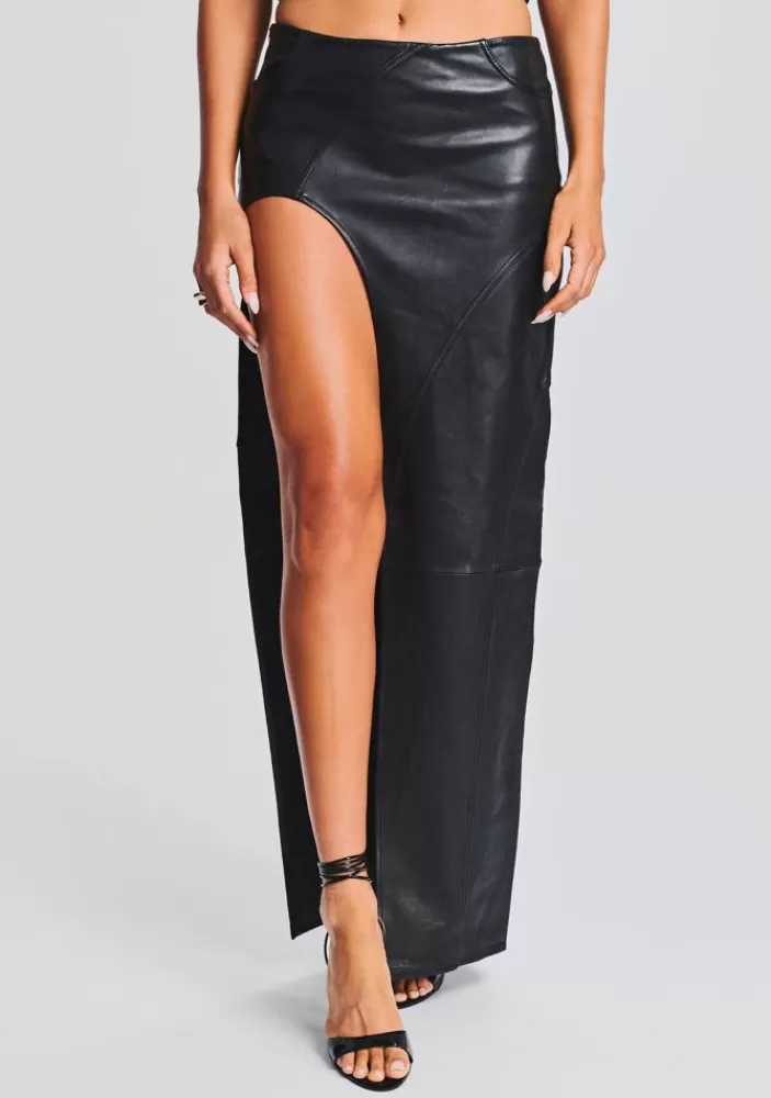 Clearance Tash Leather Skirt Women Matching Sets