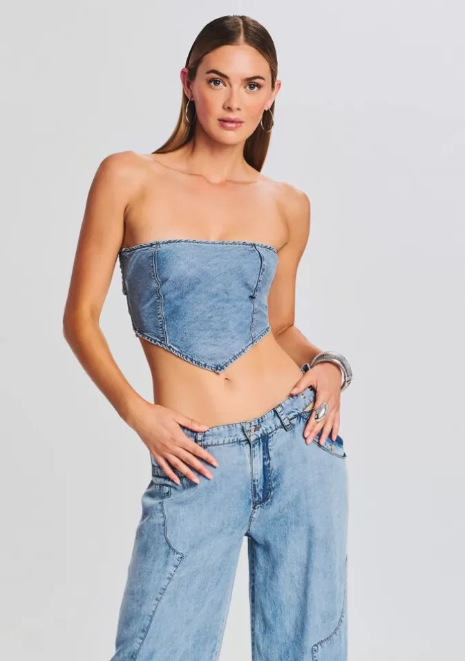 Women Retrofête Tops | Tate Denim Top