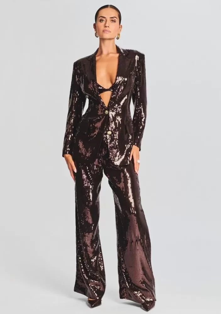 New Trinity Sequin Pant Women Matching Sets