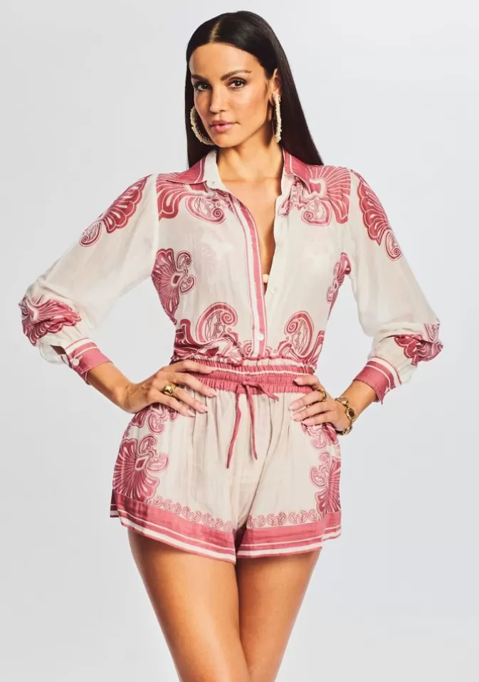 Women Retrofête Swim | Vanessa Buttoned Shirt