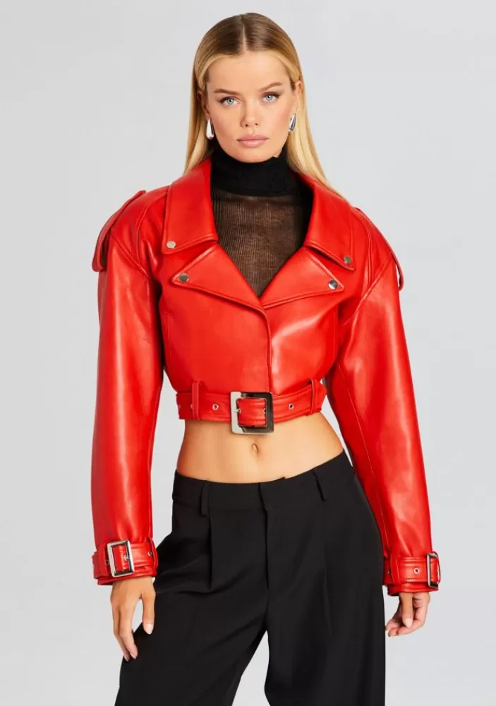 Fashion Victoria Leather Jacket Women Outerwear