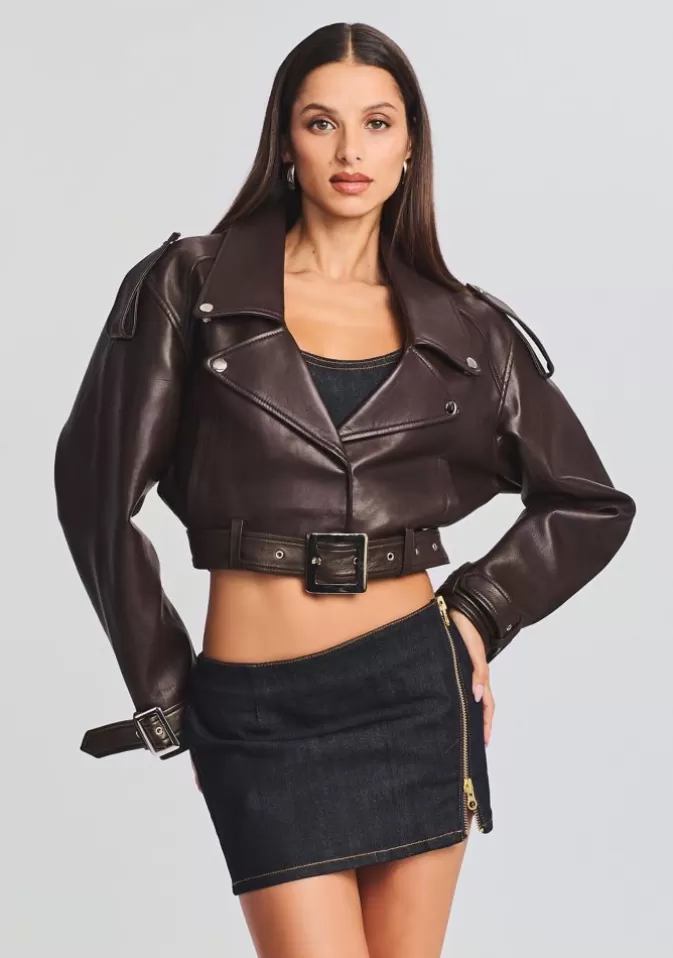 Women Retrofête Outerwear | Victoria Leather Jacket