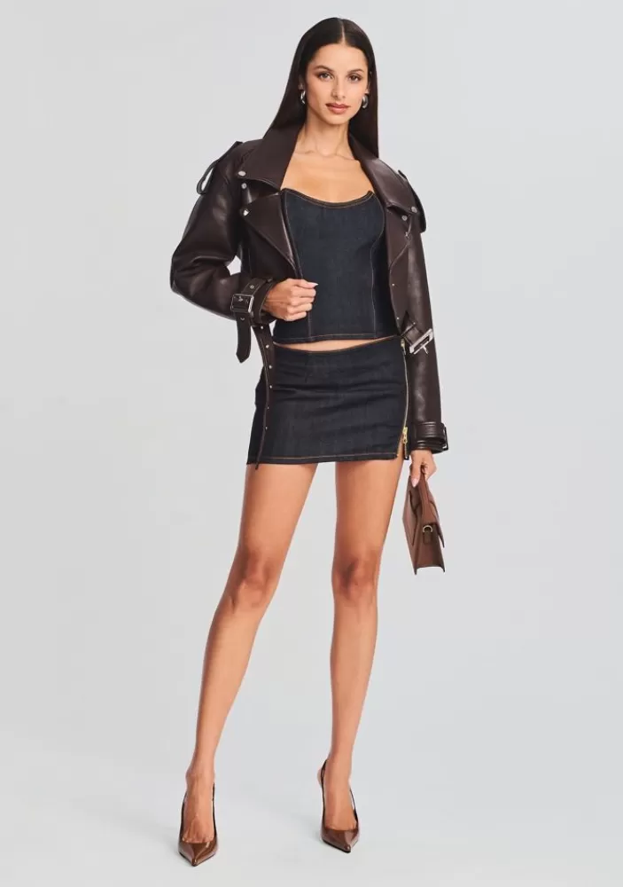 Outlet Victoria Leather Jacket Women Jackets