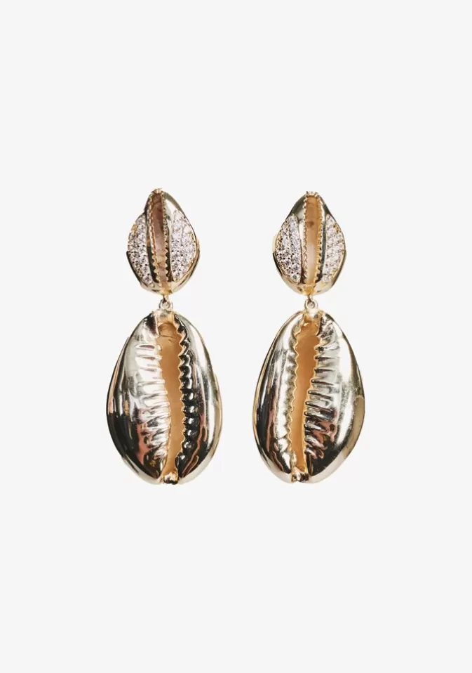 Women Retrofête Accessories | Vida Shell Earrings