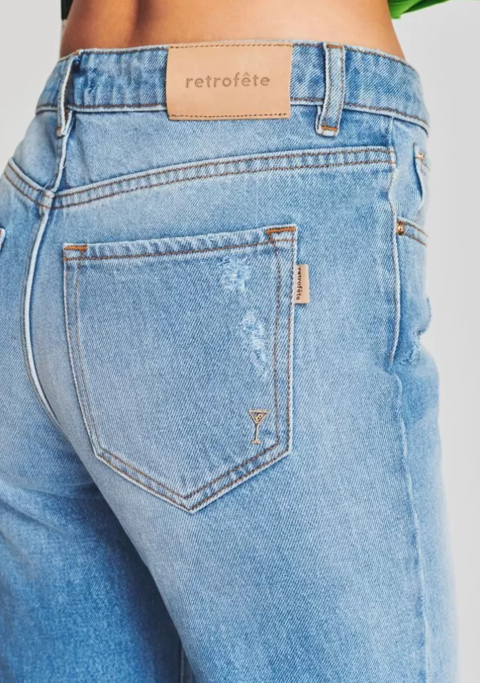 Women Retrofête Bottoms | West Straight Leg Jean