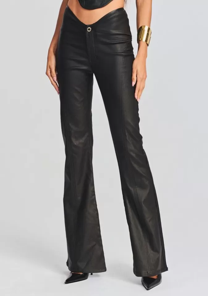 Women Retrofête Denim | Wynona Coated Denim Pant