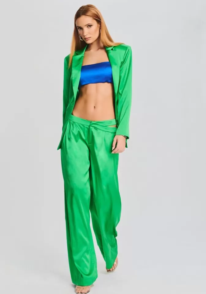 Women Retrofête Bottoms | Zarri Silk Pant