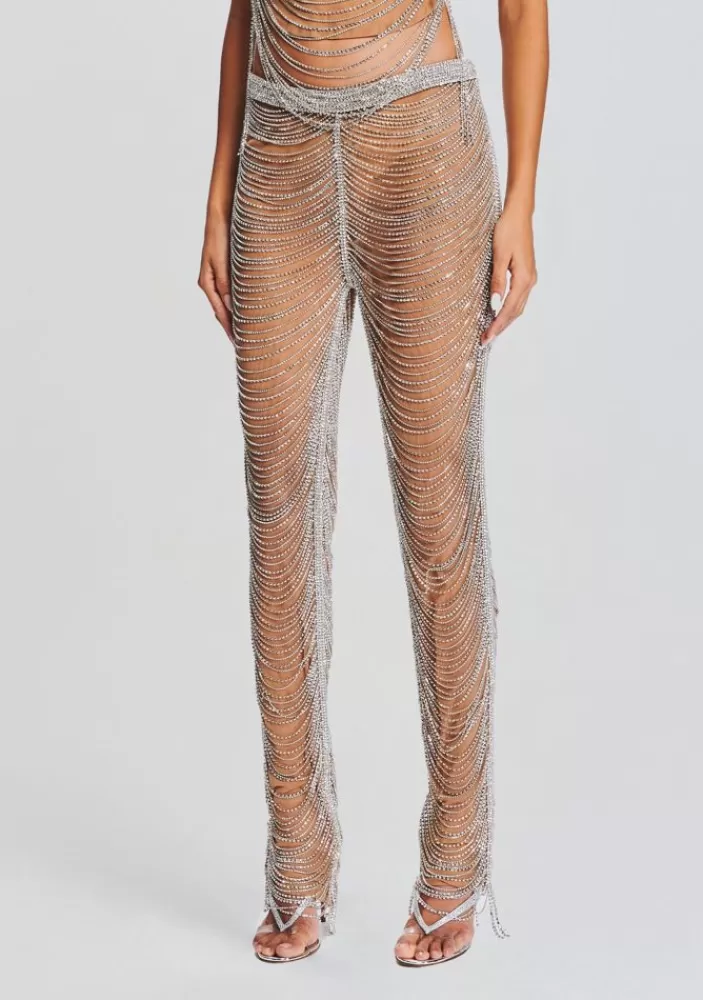 New Zoe Embellished Pant Women Bottoms